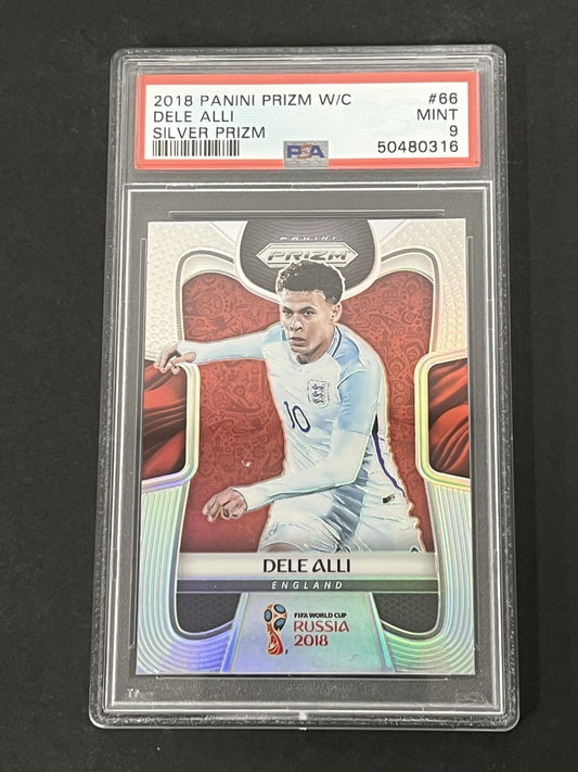 2018 Panini Prizm World Cup #66 Dele Alli PSA 9
