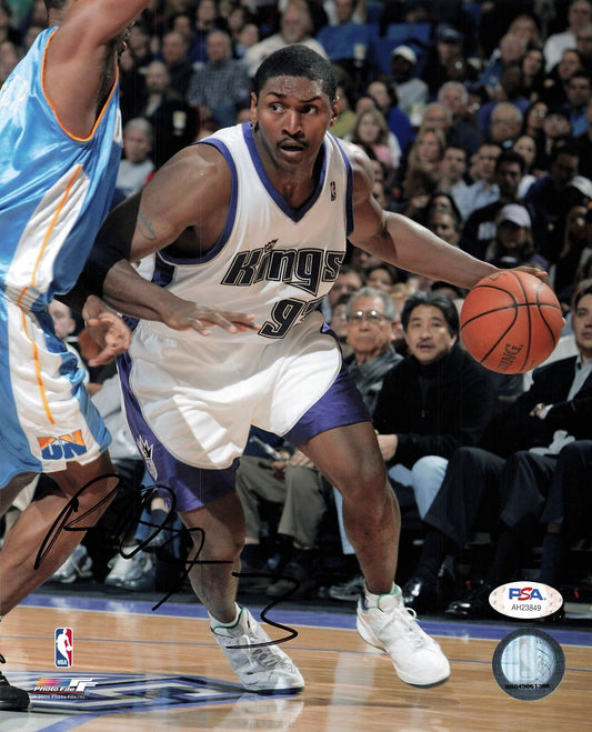 Ron Artest 8x10 photo PSA/DNA Sacramento Kings Autographed