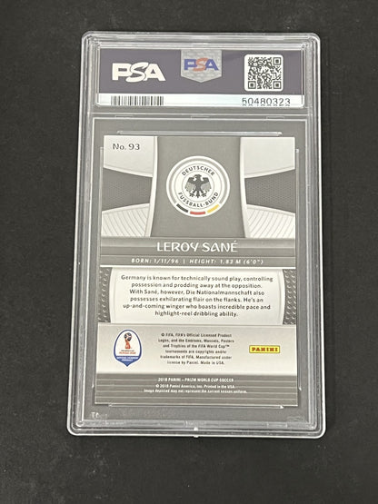 2018 Panini Prizm World Cup #93 Leroy Sane PSA 9