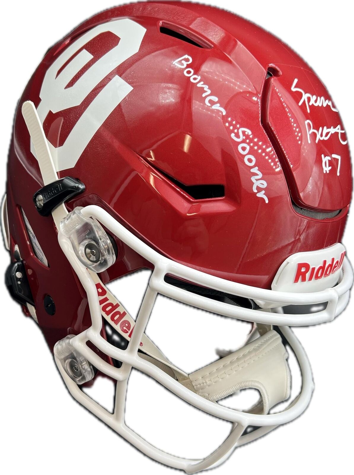 Spencer Rattler Signed Full Size Riddell Helmet PSA/DNA Oklahoma Sooners Autogra