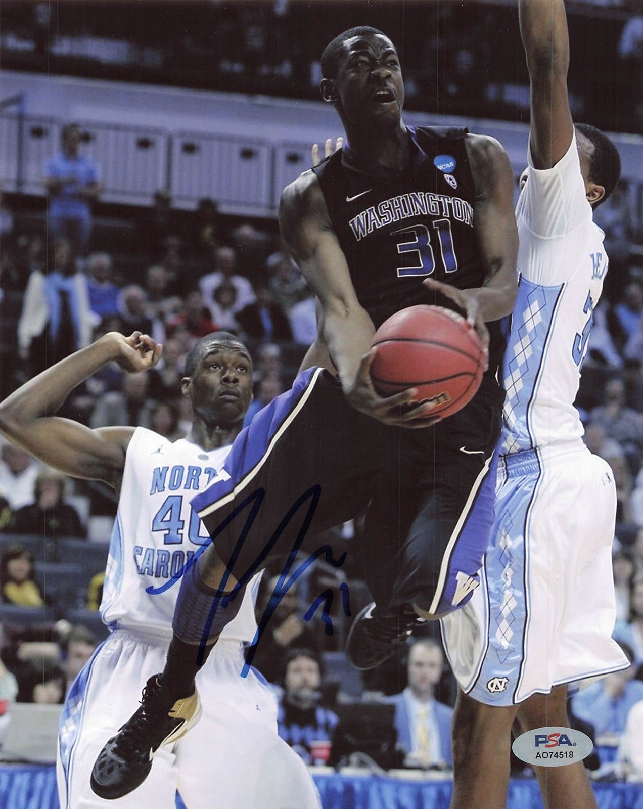 Terrence Ross Signed 8x10 Photo PSA Washington Huskies