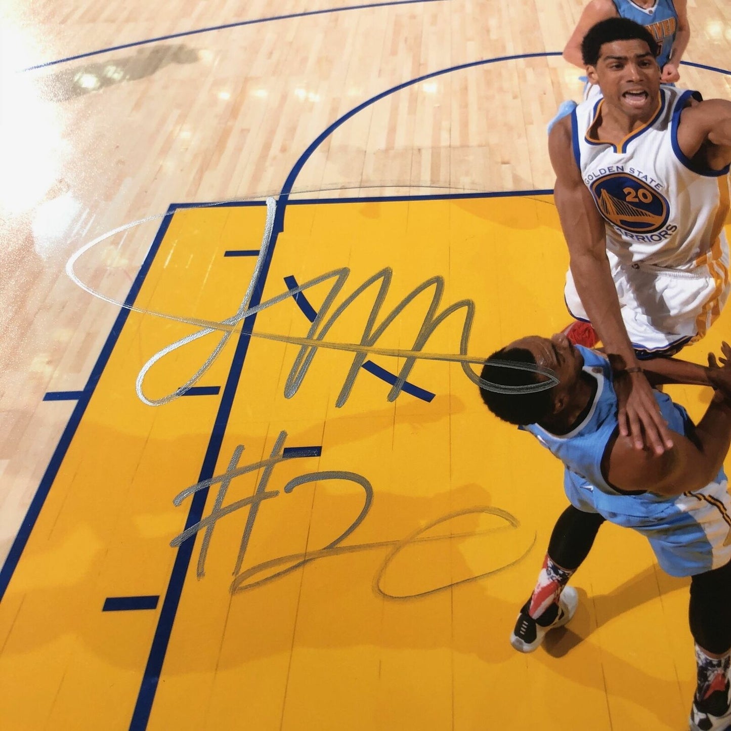 James Michael McAdoo Signed 11x14 photo PSA/DNA Golden State Warriors Autographe