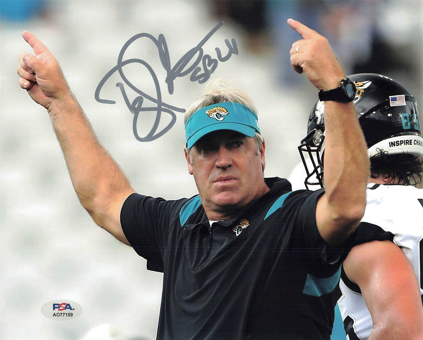 Doug Pederson Signed Photo PSA Jacksonville Jaguars