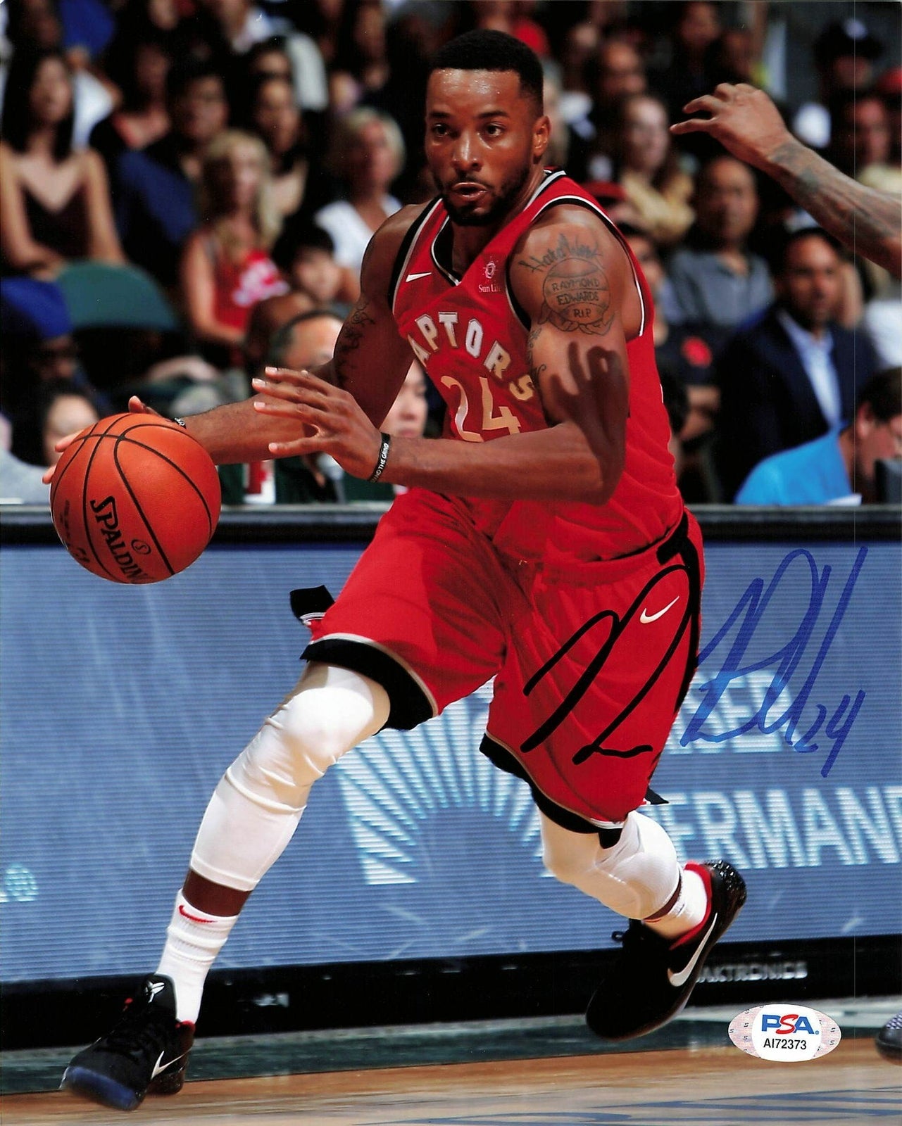 NORMAN POWELL signed 8x10 photo PSA/DNA Toronto Raptors Autographed