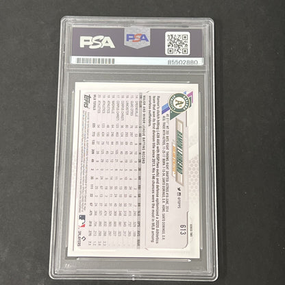 2021 Topps Series 2 #613 Ramon Laureano signed card PSA Auto 10