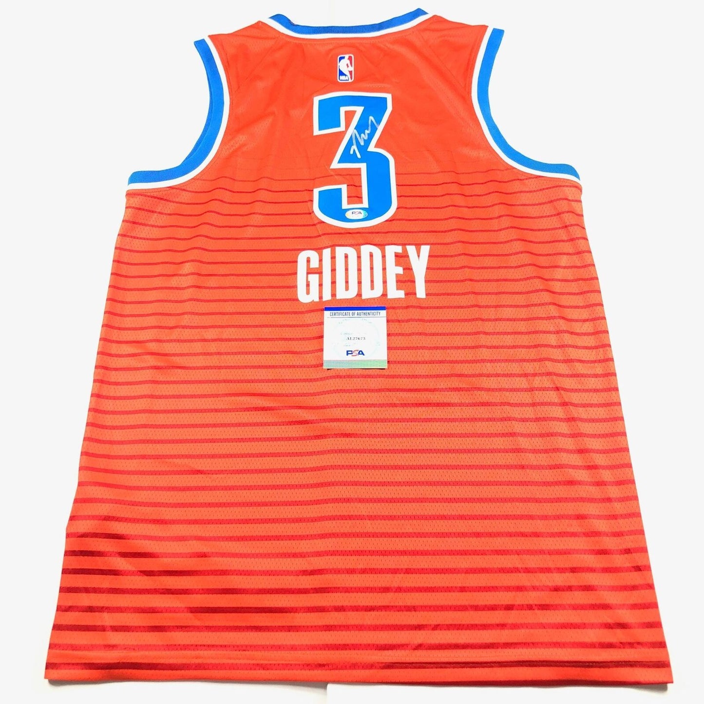 Josh Giddey signed jersey PSA/DNA Oklahoma City Thunder Autographed