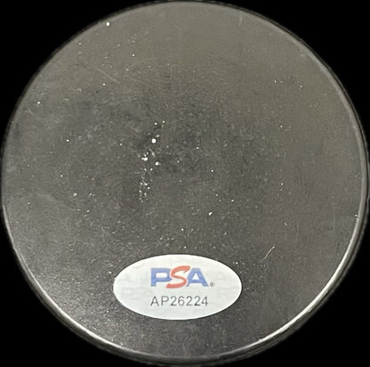 Tyler Johnson  Signed Hockey Puck PSA Tampa Bay Lightning