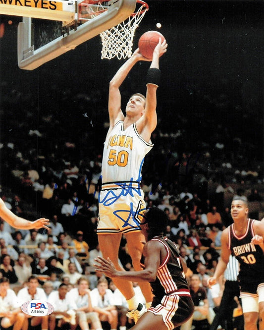 Matt Bullard signed 8x10 photo PSA/DNA Iowa Autographed