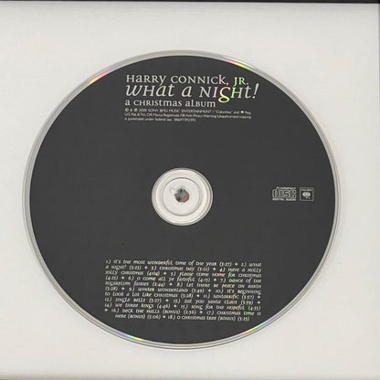 Harry Connick Jr Signed What a Night! A Christmas Album CD Cover Framed PSA/DNA