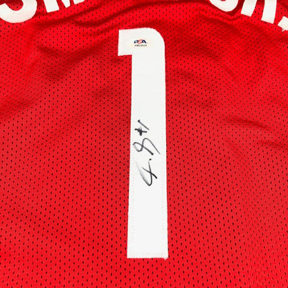 Jabari Smith Jr signed jersey PSA/DNA Houston Rockets Autographed