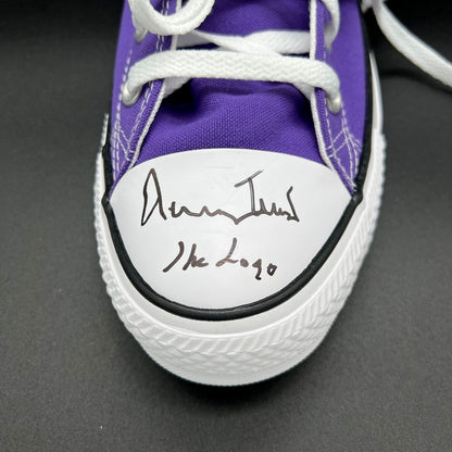 Jerry West signed Converse Chuck Taylor Left Shoe PSA/DNA Los Angeles Lakers