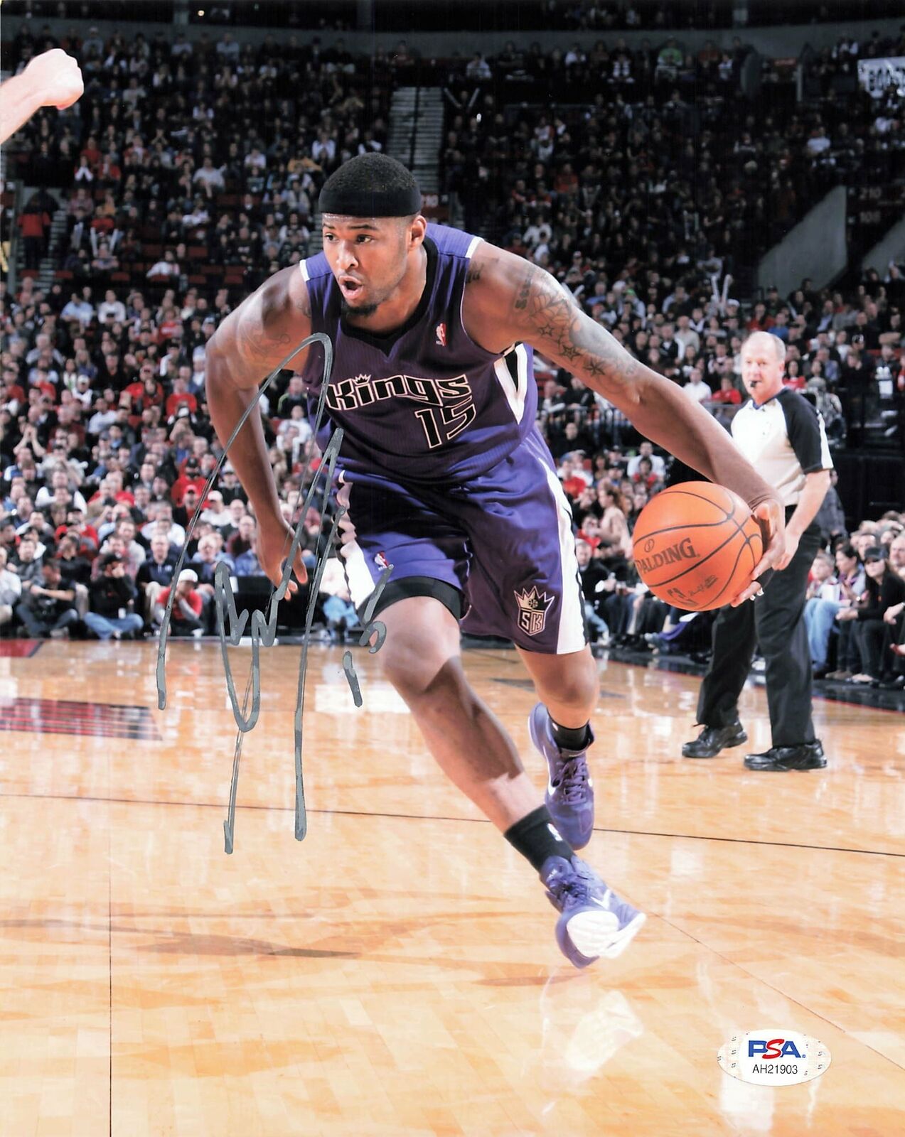 Demarcus Cousins signed 8x10 photo PSA/DNA Kings Warriors Autographed Kentucky L