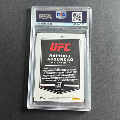 2022 Panini Donruss #165 Raphael Assuncao Signed Card AUTO PSA Slabbed