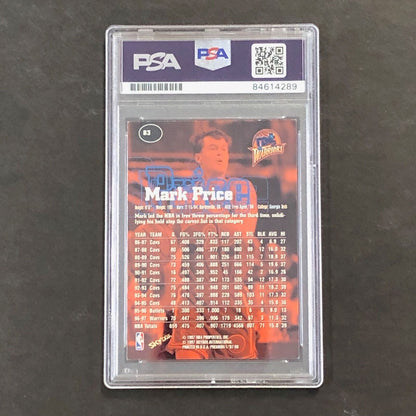 1997-98 SkyBox Premium #83 Mark Price Signed Card PSA AUTO 10 Slabbed Warriors