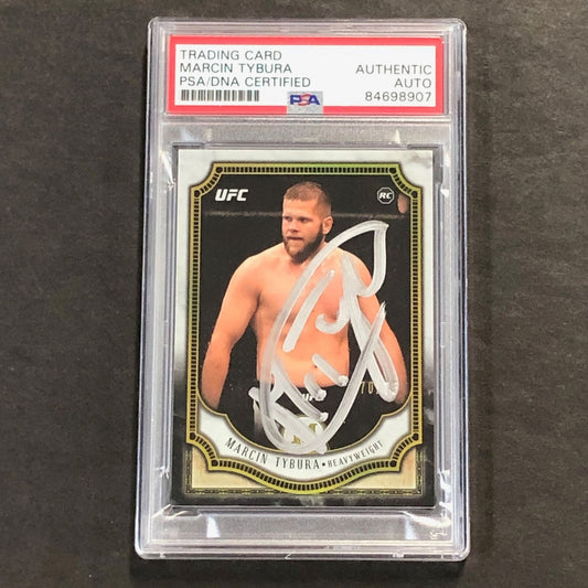 2018 Topps Trading Card Marcin Tybura Signed Card AUTO PSA/DNA Slabbed UFC