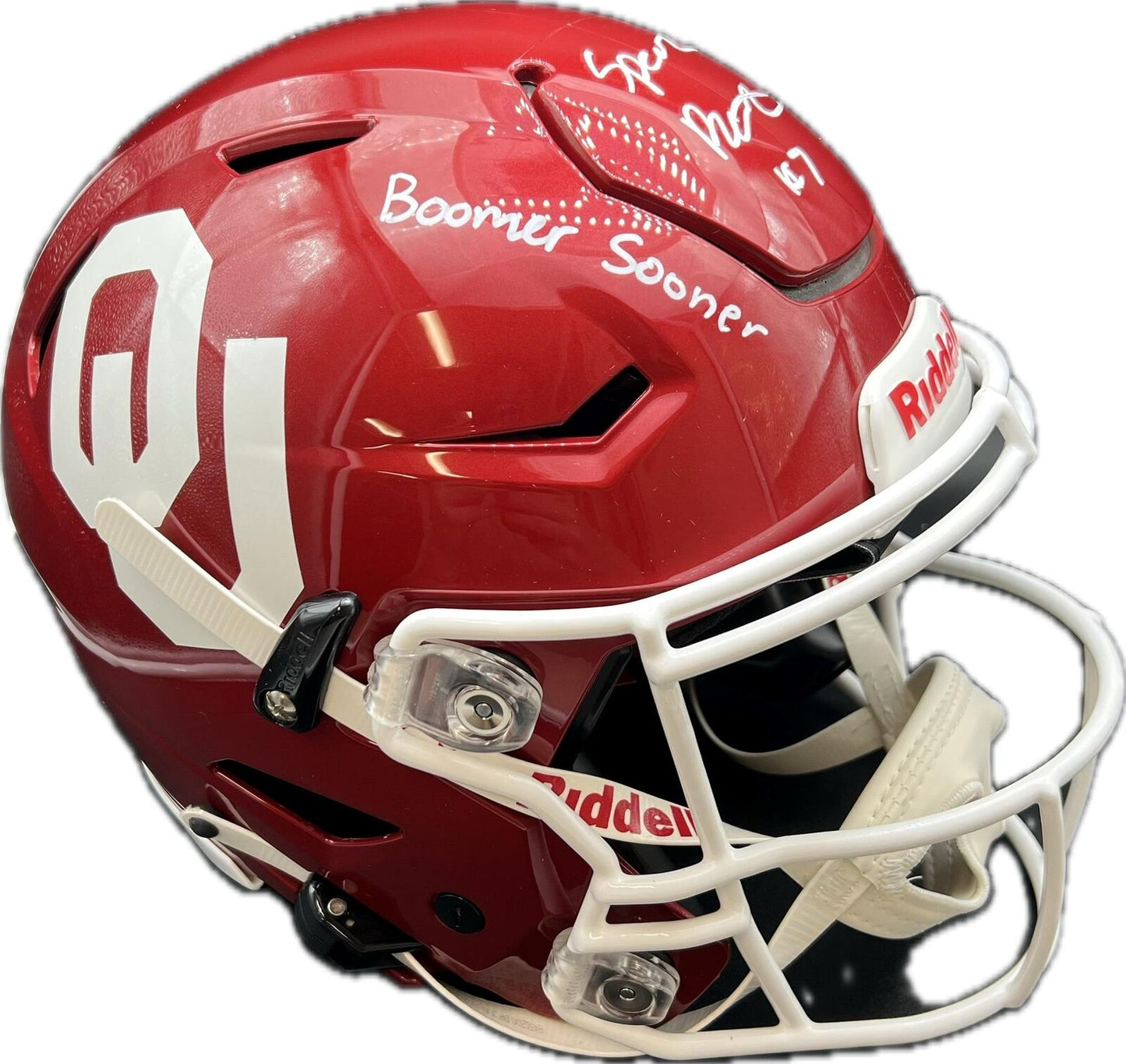 Spencer Rattler Signed Full Size Riddell Helmet PSA/DNA Oklahoma Sooners Autogra