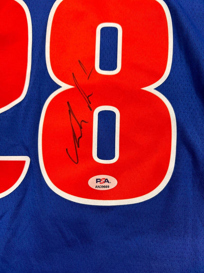 Isaiah Stewart signed jersey PSA/DNA Detroit Pistons Autographed