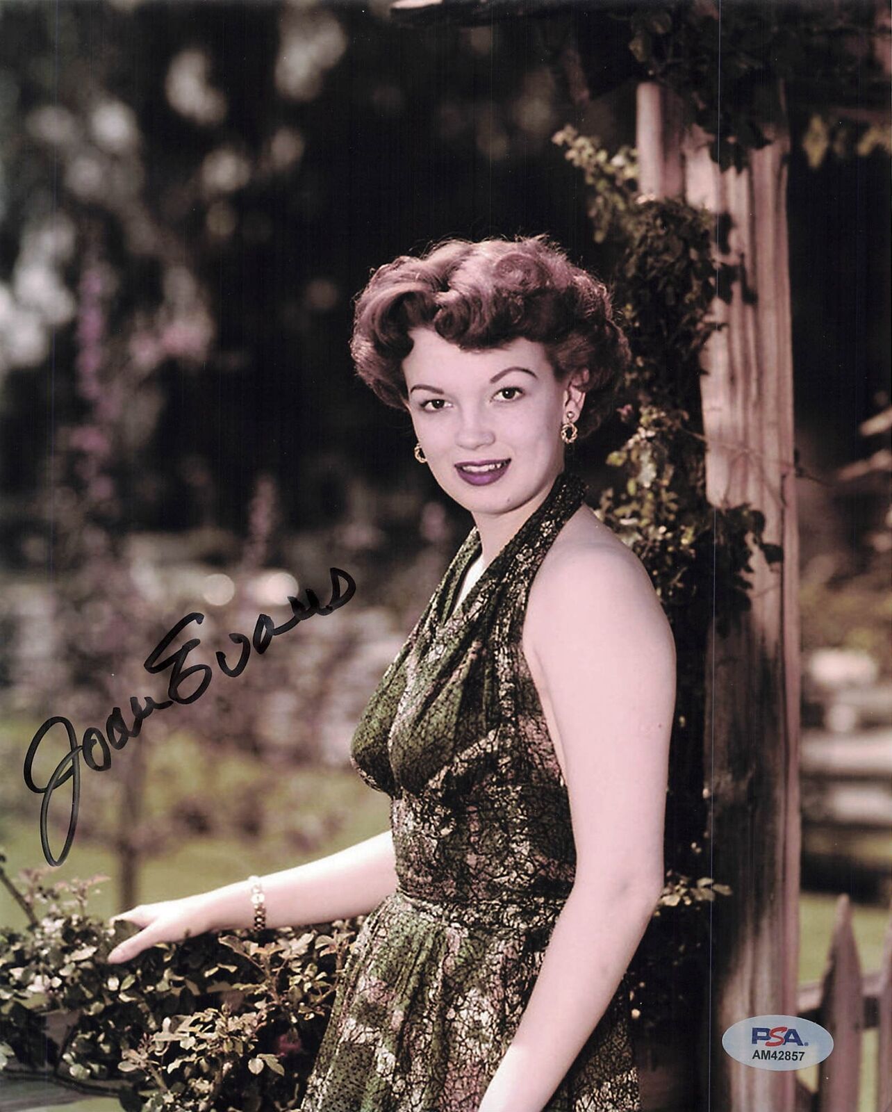 JOAN EVANS signed 8x10 photo PSA/DNA Autographed