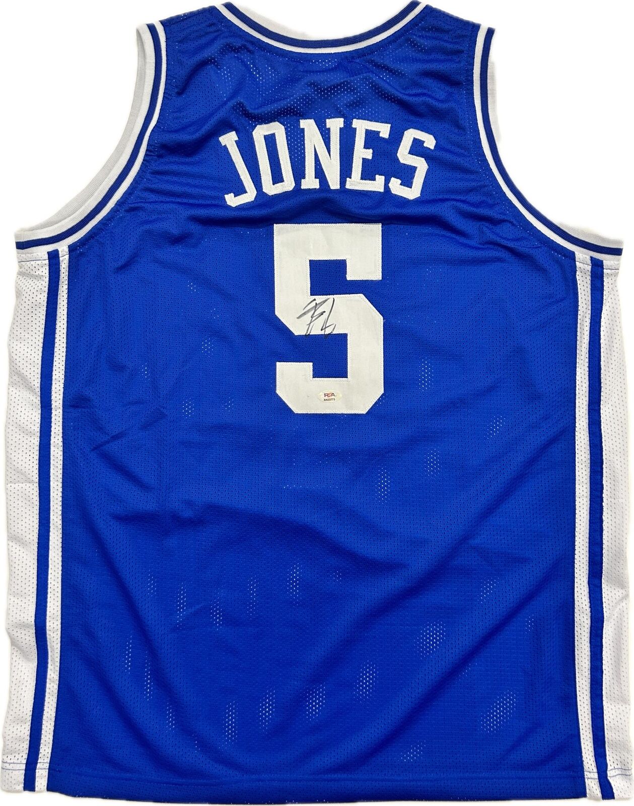 Tyus Jones signed jersey PSA/DNA Duke Blue Devils Autographed Wizards