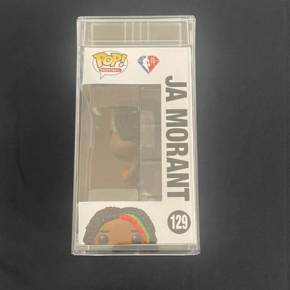 Ja Morant Funko Pop #129 PSA NM-MT 8 FASC Grizzlies