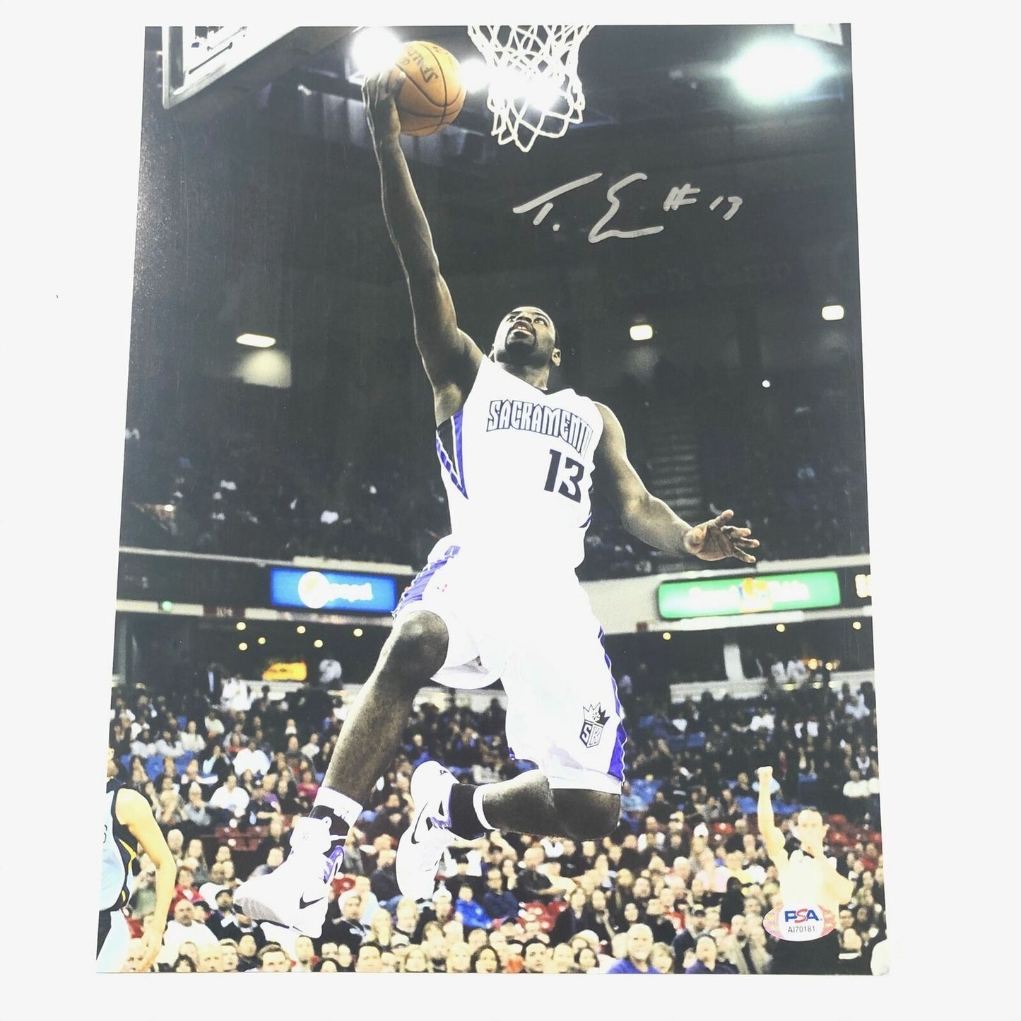 Tyreke Evans signed 11x14 photo PSA/DNA Sacramento Kings Autographed