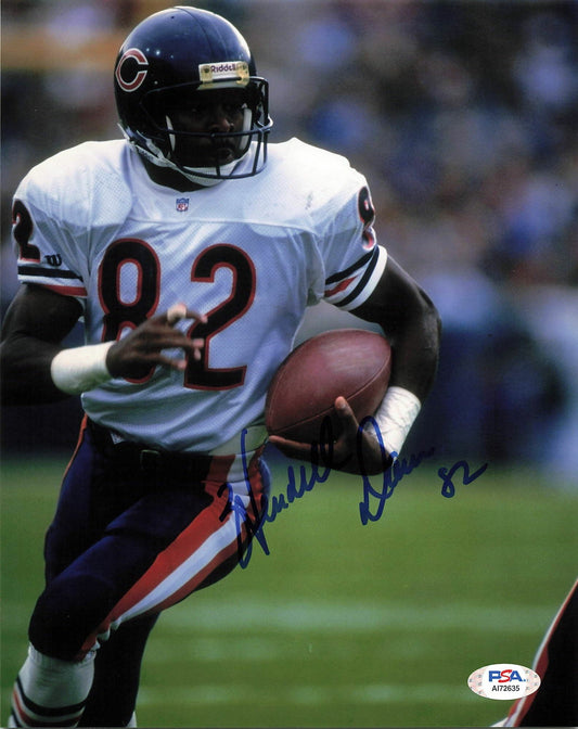 WENDELL DAVIS signed 8x10 photo PSA/DNA Chicago Bears Autographed