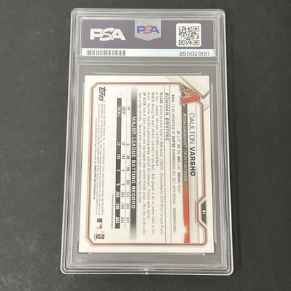 2021 Topps Bowman #81 Daulton Varsho Rookie signed card PSA Auto 10 Diamondbacks