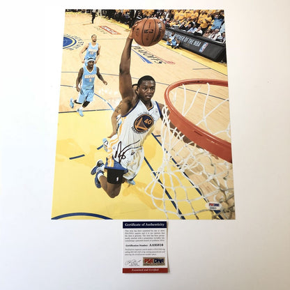 Harrison Barnes signed 11x14 photo PSA/DNA Golden State Warriors Autographed