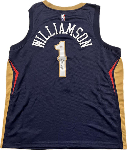 Zion Williamson Signed Jersey PSA/DNA New Orleans Pelicans Autographed