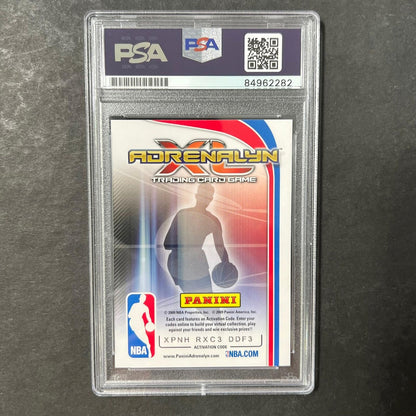 2008 Panini Adrenalyn Travis Outlaw Signed Card AUTO PSA Slabbed Portland