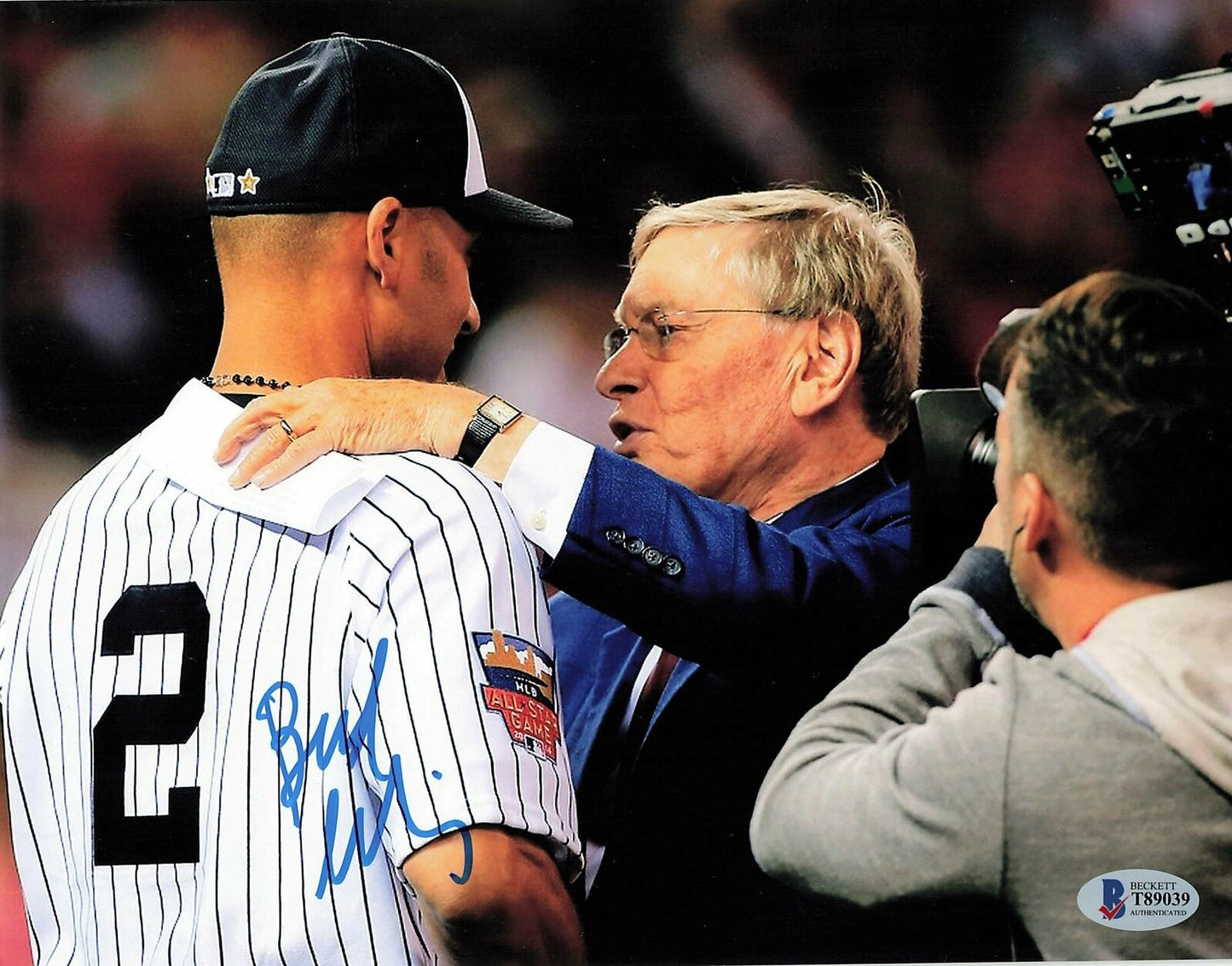 Allan Bud Selig signed 8x10 Photo BAS Beckett Commissioner Autographed