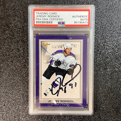 2005-06 Upper Deck #42 Jeremy Roenick Signed Card AUTO PSA slabbed Kings