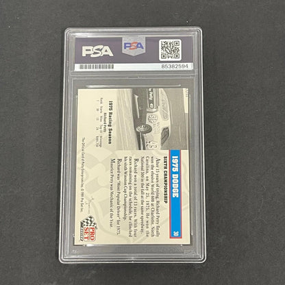 1991 Pro Set Racing #30 Richard Petty Signed Card AUTO PSA Slabbed Nascar