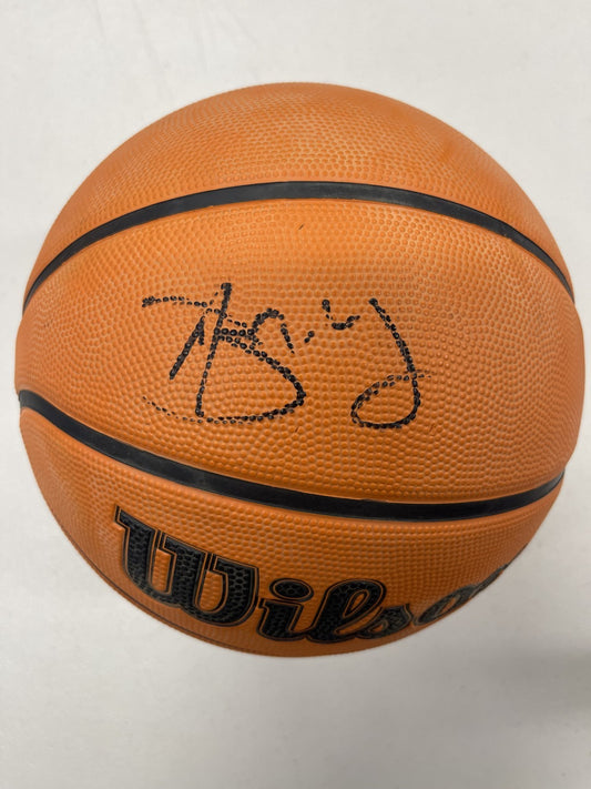 Amari Bailey Signed Basketball PSA Hornets