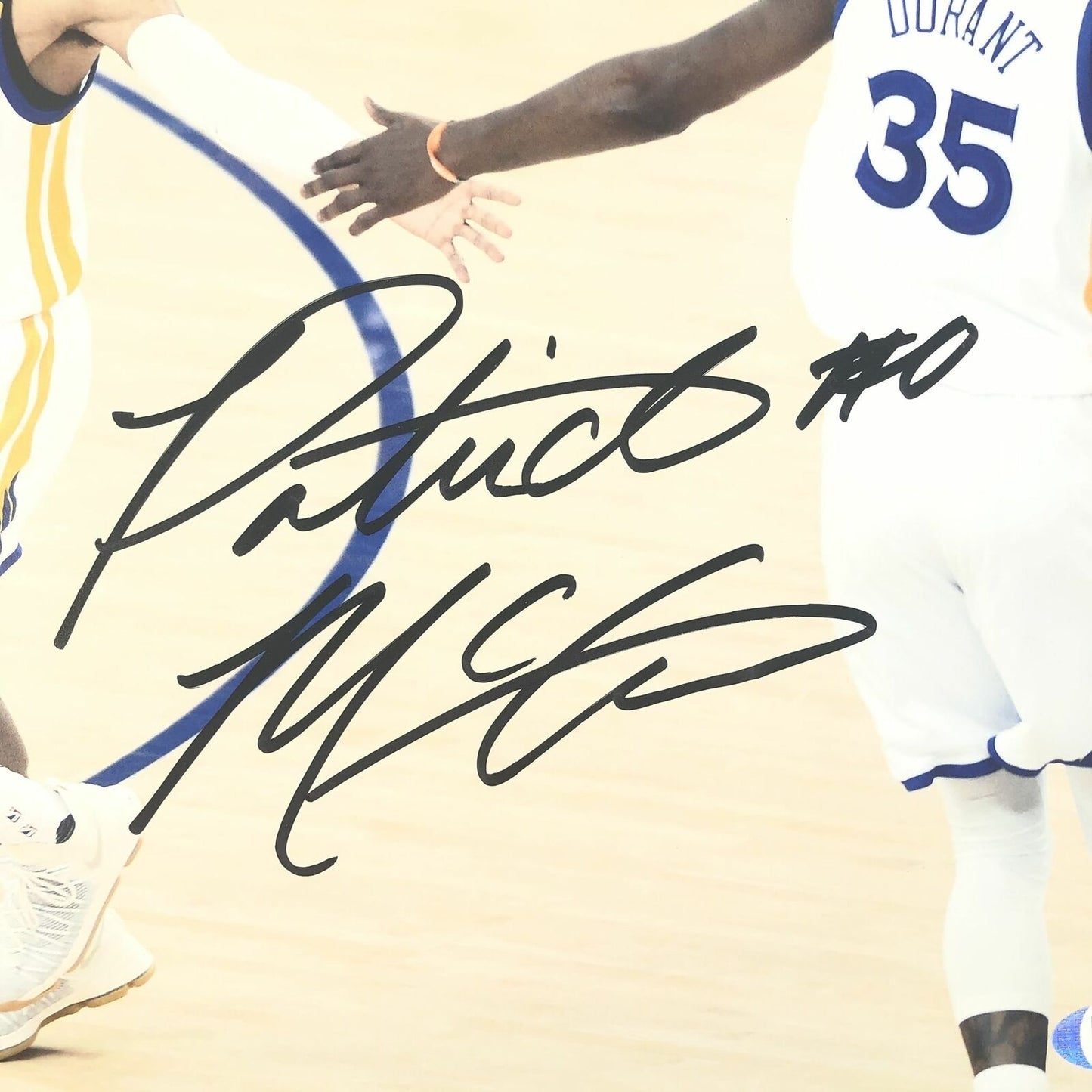 Patrick McCaw signed 11x14 photo PSA/DNA Warriors Autographed Raptors