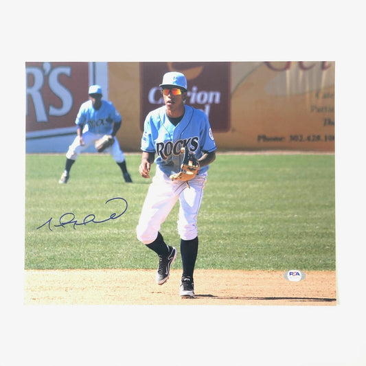 Raul Adalberto Mondesi signed 11x14 photo PSA/DNA Kansas City Royals Autographed