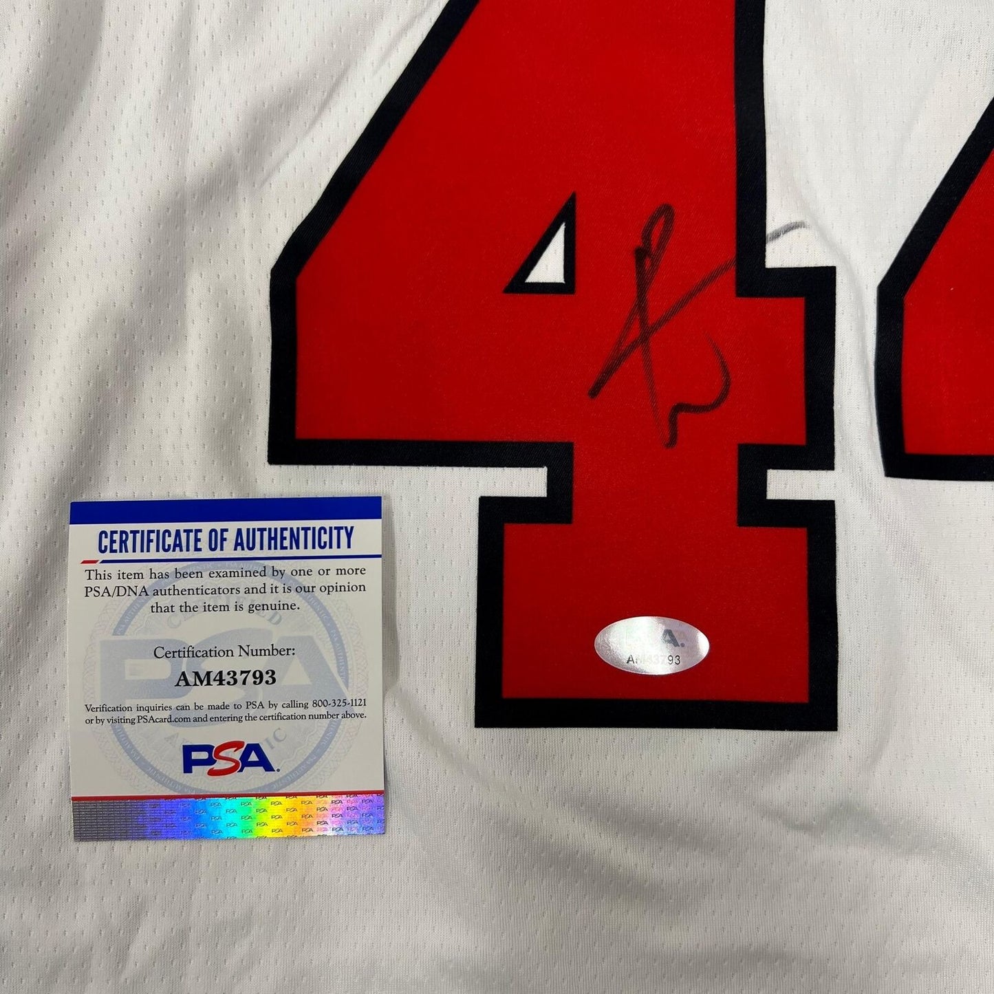 Patrick Williams signed jersey PSA/DNA Chicago Bulls Autographed