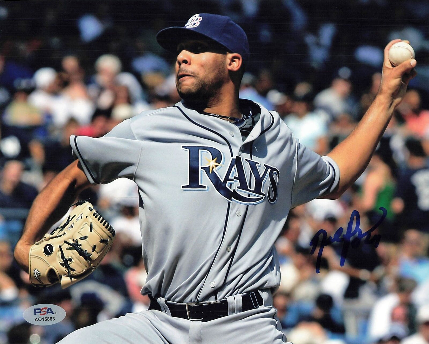 David Price signed 8x10 photo PSA/DNA Autographed Tampa Bay Rays