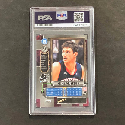 2013-14 Skybox Metal Universe #273 Mike Muscala Signed Card AUTO 10 PSA Slabbed