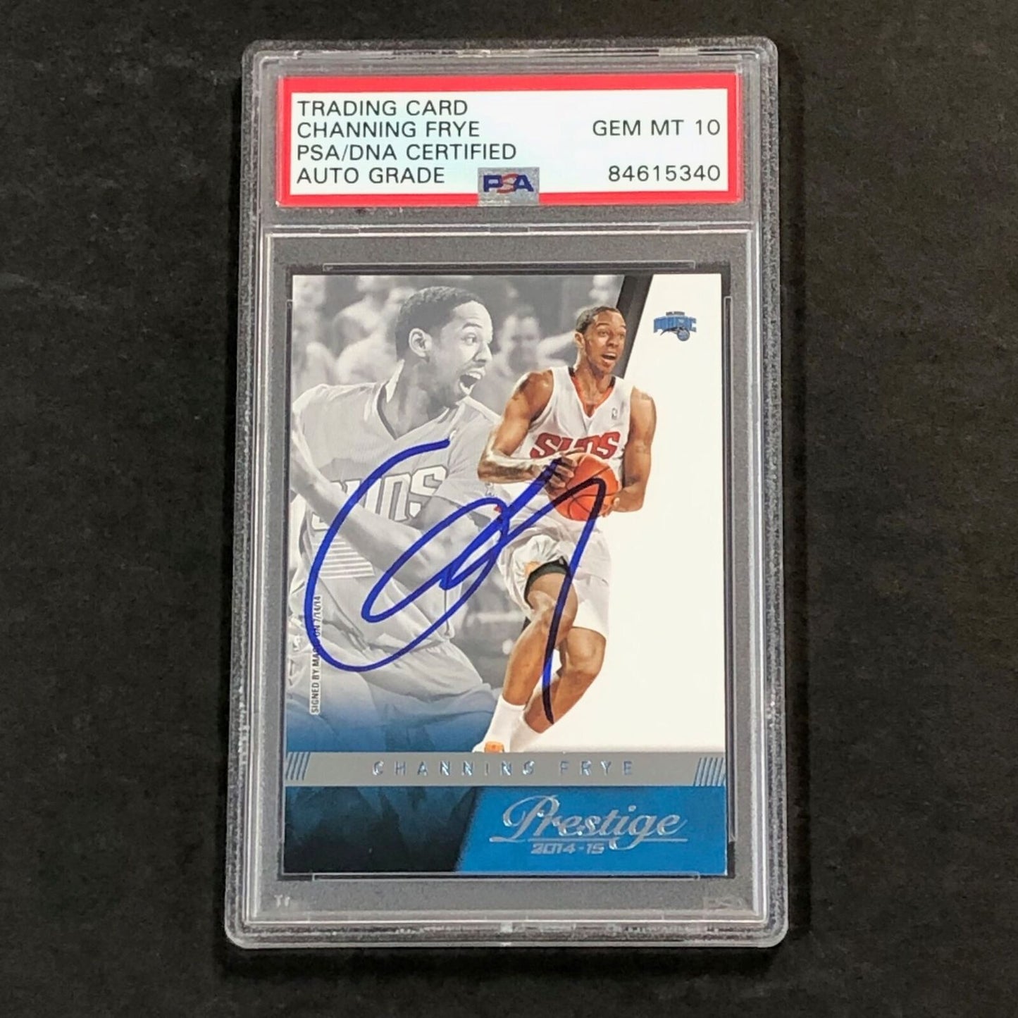 2014-15 Panini Prestige #126 Channing Frye Signed Card AUTO PSA Slabbed Magic