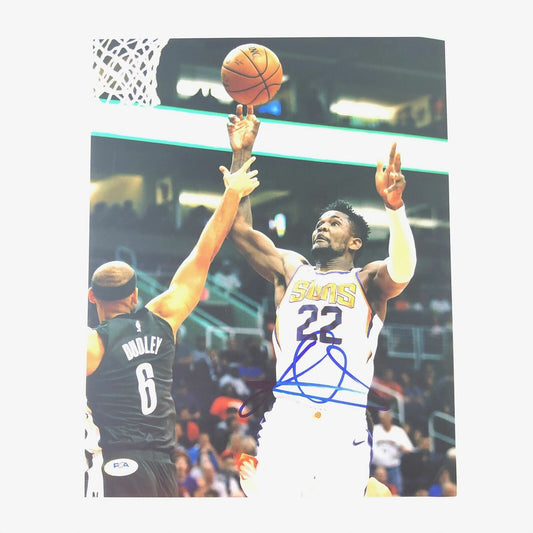 DeAndre Ayton signed 11x14 photo PSA/DNA Phoenix Suns Autographed