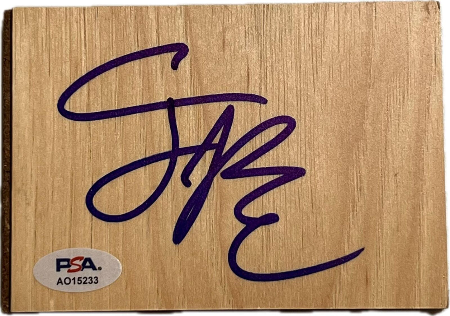 JEREMIAH ROBINSON-EARL Signed Floorboard PSA/DNA Autographed