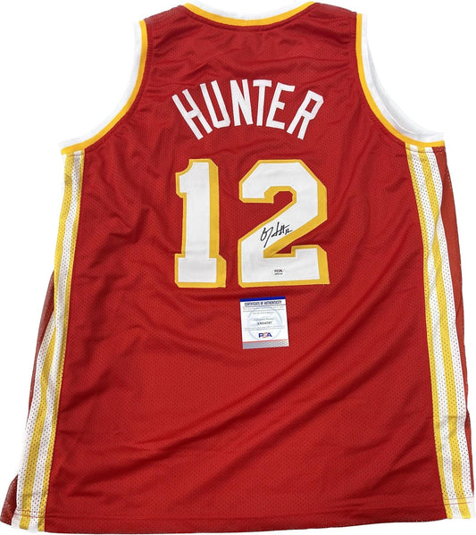 De'Andre Hunter Signed Jersey PSA/DNA Atlanta Hawks Autographed