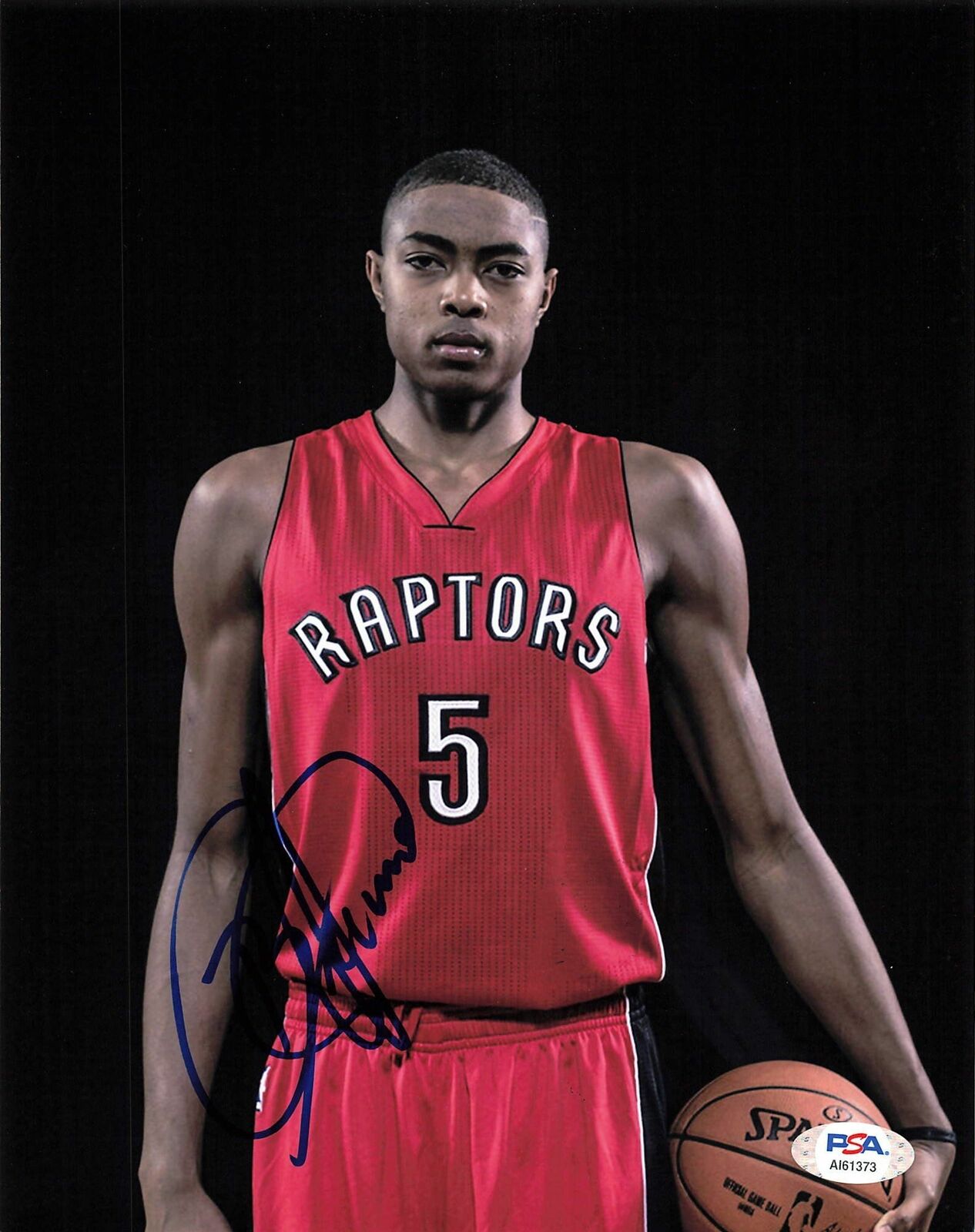 Bruno Caboclo signed 8x10 photo PSA/DNA Toronto Raptors Autographed