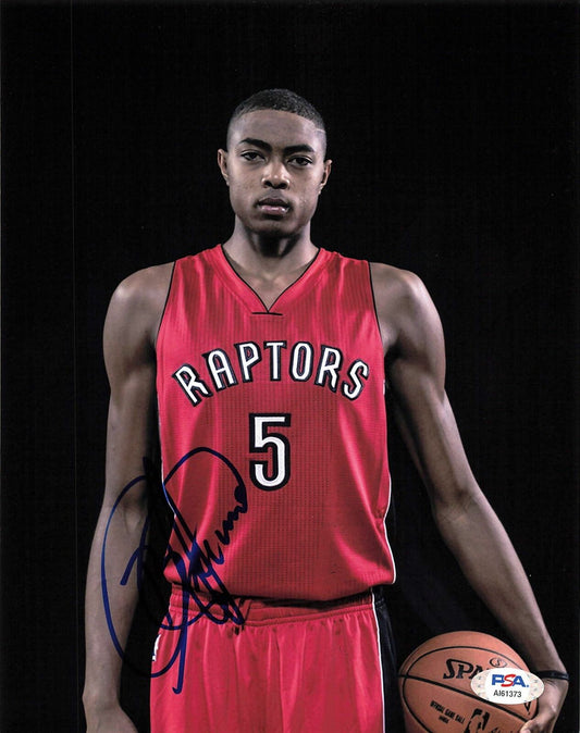 Bruno Caboclo signed 8x10 photo PSA/DNA Toronto Raptors Autographed