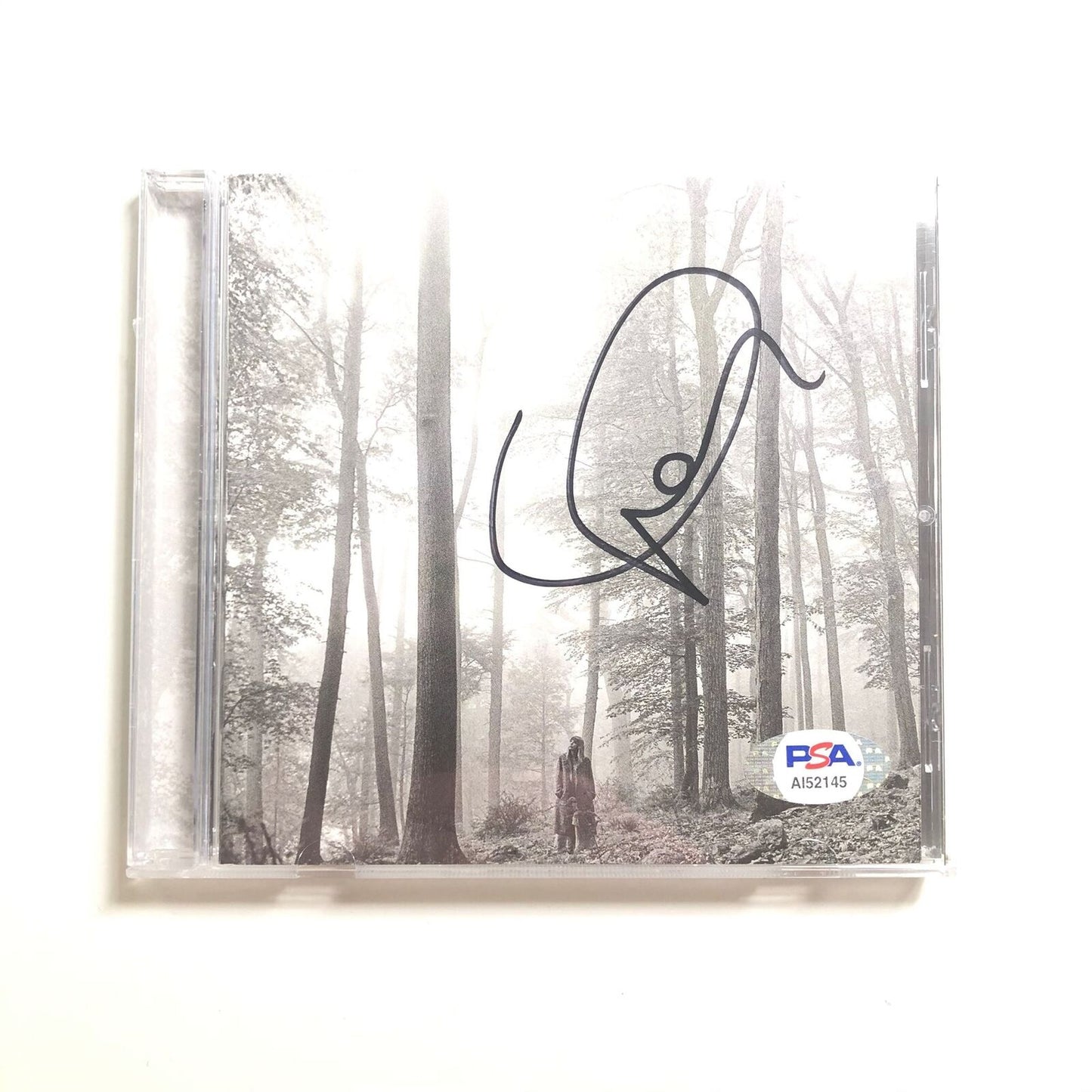 Taylor Swift Signed CD Cover PSA/DNA Folklore Autographed