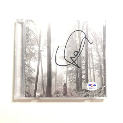 Taylor Swift Signed CD Cover PSA/DNA Folklore Autographed