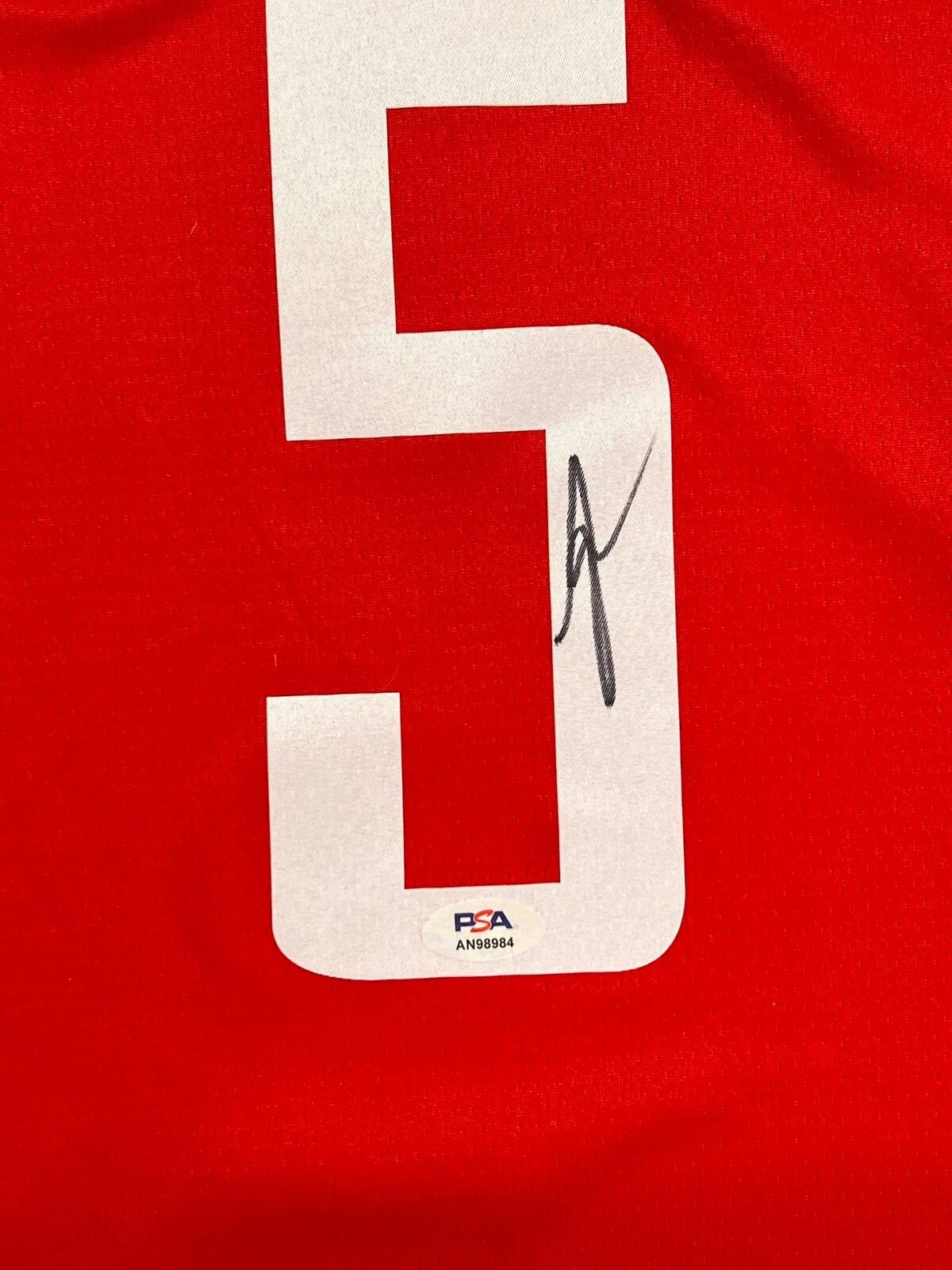 Fred VanVleet Signed Jersey PSA/DNA Houston Rockets Autographed