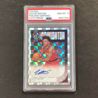 2018-19 Panini Donruss Rookie Dominator #RD-CSX 39/99 Collin Sexton Signed Card