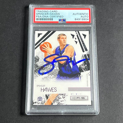 2009-10 Panini R&S #85 Spencer Hawes Signed Card AUTO PSA/DNA Slabbed RC Kings